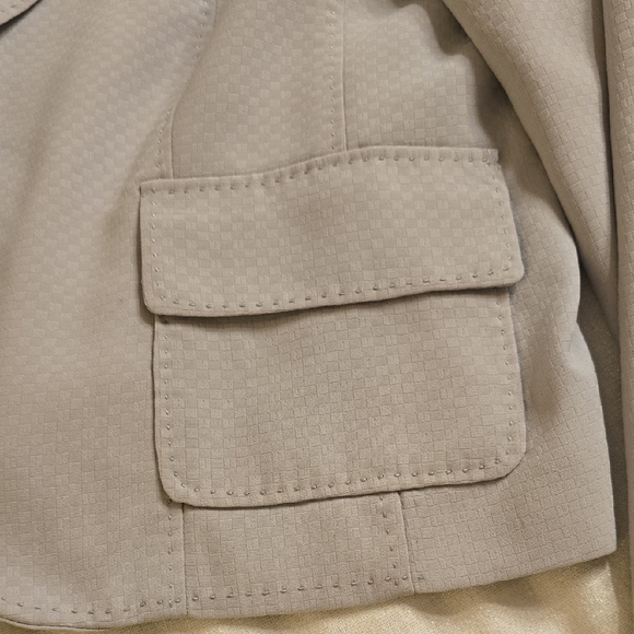 Allen by Abs Light Gray Classic Suit Jacket Blazer - Picture 13 of 13